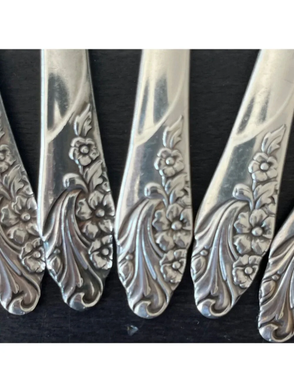 Oneida Community EVENING STAR Silverplate Teaspoons Set of 6
